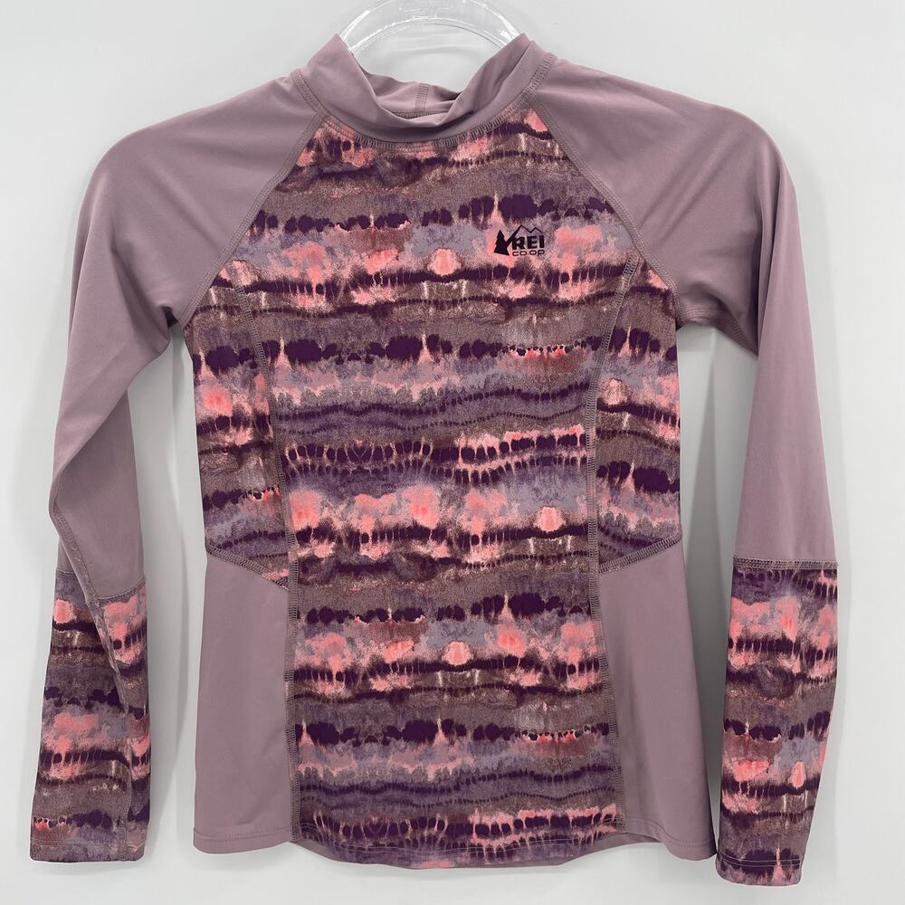 REI CO OP Rash Guard Size 10 Long Sleeve Lightweight UPF Protection Swim Shirt